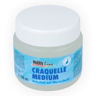 Кракелюрный медиум Hobby Line "Craquelle Medium" на водной основе, 150мл