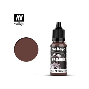 Акрилово-полиуретановый грунт Vallejo "Primers" 70.605 German Red Brown RAL 8012, 18 мл