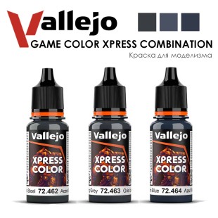 Краска для моделизма Vallejo "Game Color XPress" №24 Combination (72.462, 72.463, 72.464)