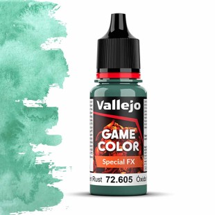 Краска акриловая для создания эффектов Vallejo "Game Color Special FX" 72.605 (Green Rust), 18мл