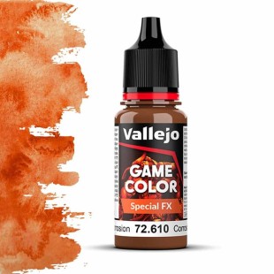 Краска акриловая для создания эффектов Vallejo "Game Color Special FX" 72.610 (Galvanic Corrosion), 18мл