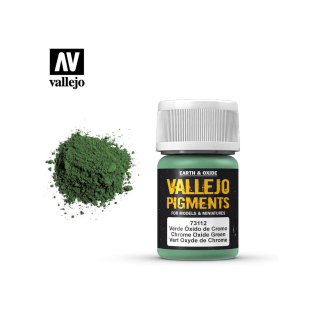 Пигмент художественный "Vallejo Pigment" 73.112 Chrome Oxide Green