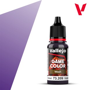 Проливка для моделизма Vallejo "Game Color Wash" 73.209 Violet, 17 мл