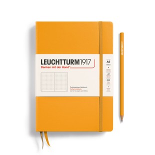 Блокнот в точку Leuchtturm1917 "Medium" A5, 125л, 80гр/м², твердая обложка,Восходящее Солнце (363387)