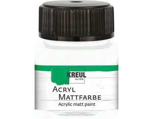 Акрил матовый Kreul "Acryl Mattfarbe" 75201 White (белая), 20 мл