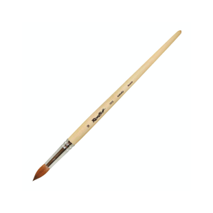 Колонок круглый Roubloff "1012" №12 длинная лаковая ручка