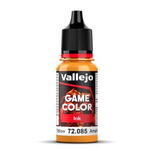 Полупрозрачная краска для моделизма Vallejo "Game Color INK" 72.085 Yellow