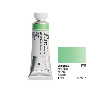 Краска акварельная SH "PWC" №586 (A) бледно-зеленый / туба 15мл