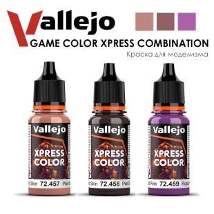 Краска для моделизма Vallejo "Game Color XPress" №14 Combination (72.457, 72.458, 72.459)