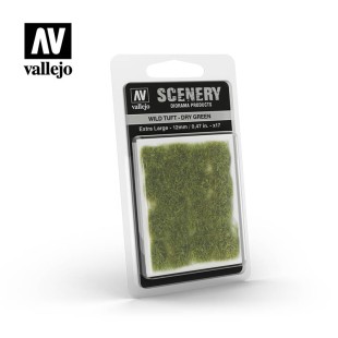 Имитация сухой травы Vallejo "Scenery" Wild Tuft (Dry Green), 12 мм