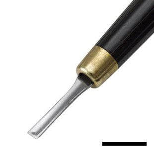 Резец ученический (без заточки) по линолеуму "RGM" №307 с усиленной ручкой