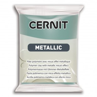 Полимерный моделин Cernit "Metallic" #054 бирюзовое золото, 56гр.