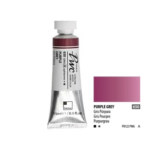 Краска акварельная SH "PWC" №650 (A) фиолетово-серый / туба 15мл