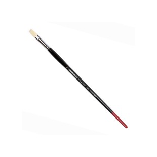 Кисть для рисования синтетика жесткая плоская Royal Talens "Amsterdam 352L" №10 на удлиненной ручке