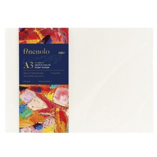 Бумага для акварели "Finenolo" A3, 16л, 300гр/м², в пластиковой упаковке