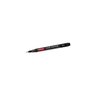 Ручка капиллярная линер Derwent "Graphik" 0.5 черный