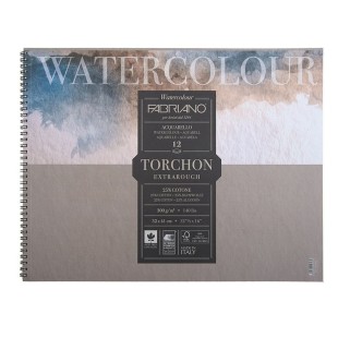 Альбом для акварели Fabriano "Watercolour Studio" 32x41см, 12л, 300гр/м² (Torchon)
