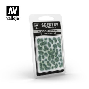 Имитация сухой травы Vallejo "Scenery" Fantasy Tuft (Turquoise), 6 мм