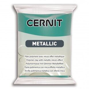 Полимерный моделин Cernit "Metallic" #676 бирюзовый, 56гр