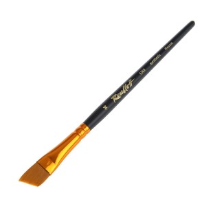 Синтетика скошенная с укороченной вставкой Roubloff "1365" №14 короткая матовая ручка