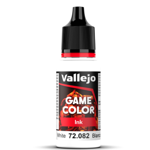 Полупрозрачная краска для моделизма Vallejo "Game Color INK" 72.082 (White), 18мл