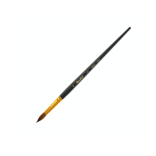 Колонок круглый укороченная вставка Roubloff "Series 1117" №8 матовая длинная ручка