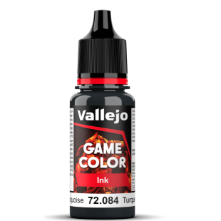 Полупрозрачная краска для моделизма Vallejo "Game Color INK" 72.084 (Dark Turquoise), 18мл