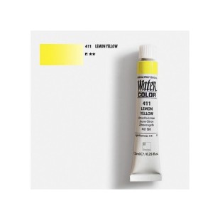 Краска акварельная ShinHan "Water Color Pro" 411 желтый лимон /12мл