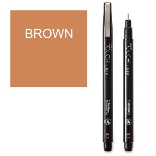 Капиллярная ручка "Touch liner" размер 0.1, brown