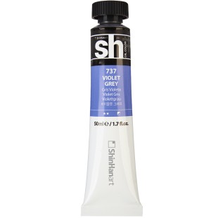 Краска масляная ShinHan "Sh" №737 Фиолетово-серый, туба 50мл 