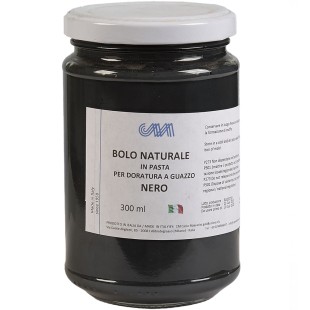 Глина натуральная для золочения Masserini "Bolo" черная, 300мл