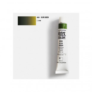 Краска акварельная ShinHan "Water Color Pro" 420 оливково-зеленый /12мл