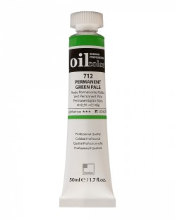 Краска масляная ShinHan "Professional" №712 Зеленый устойчивый бледный, туба 50мл