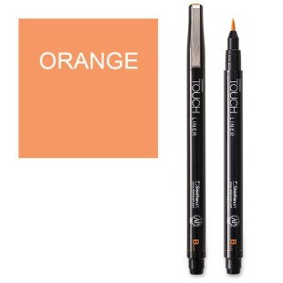 Капиллярная ручка "Touch liner" brush, orange