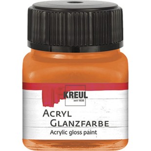Акрил глянцевый Kreul "Acryl Glanzfarbe" 79224 Orange (оранжевая), 20 мл
