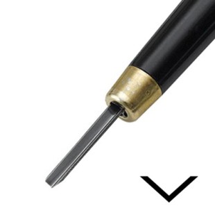 Резец ученический (без заточки) по линолеуму "RGM" №301 с усиленной ручкой