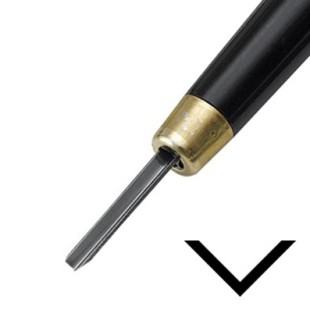 Резец ученический (без заточки) по линолеуму "RGM" №302 с усиленной ручкой