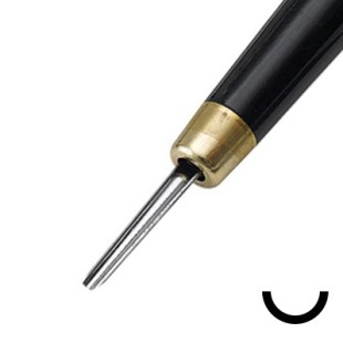 Резец ученический (без заточки) по линолеуму "RGM" №303 с усиленной ручкой