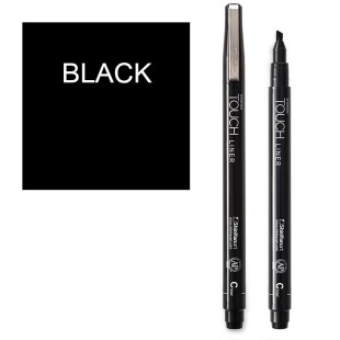 Капиллярная ручка "Touch liner" chiesel, black