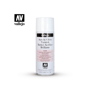 Лак акриловый в аэрозолe Vallejo "Acrylic Gloss Spray Varnish" 28.530 (глянцевый), 400мл