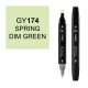 Маркер Touch Twin "Classic" цвет GY174 (spring dim green)