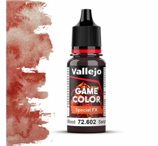 Краска акриловая для создания эффектов Vallejo "Game Color Special FX" 72.602 (Thick Blood), 18мл