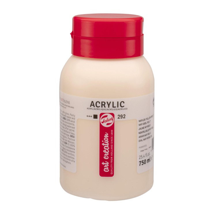 Краска акриловая "Art Creation" №292 Желто-красный неаполитанский светлый /750мл