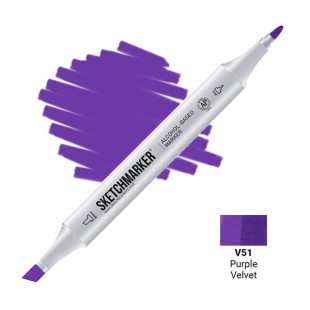 Маркер двусторонний Sketchmarker "Classic" V51 Фиолетовый бархат