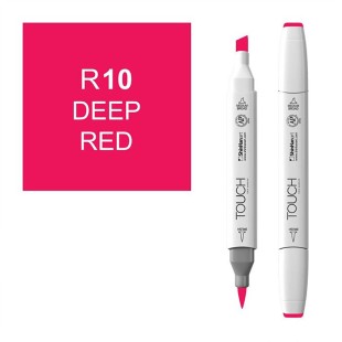 Маркер Touch Twin "Brush" цвет R10 (красный насыщенный)