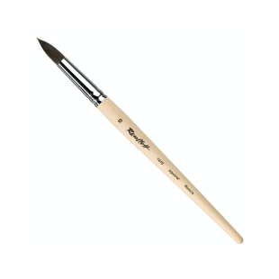 Белка круглая кисть Chernaya Rechka "1410" №10 на короткой ручке