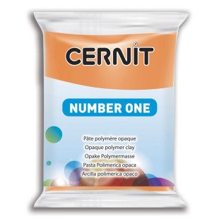 Полимерный моделин Cernit "Number One" #752 оранжевый, 56гр.