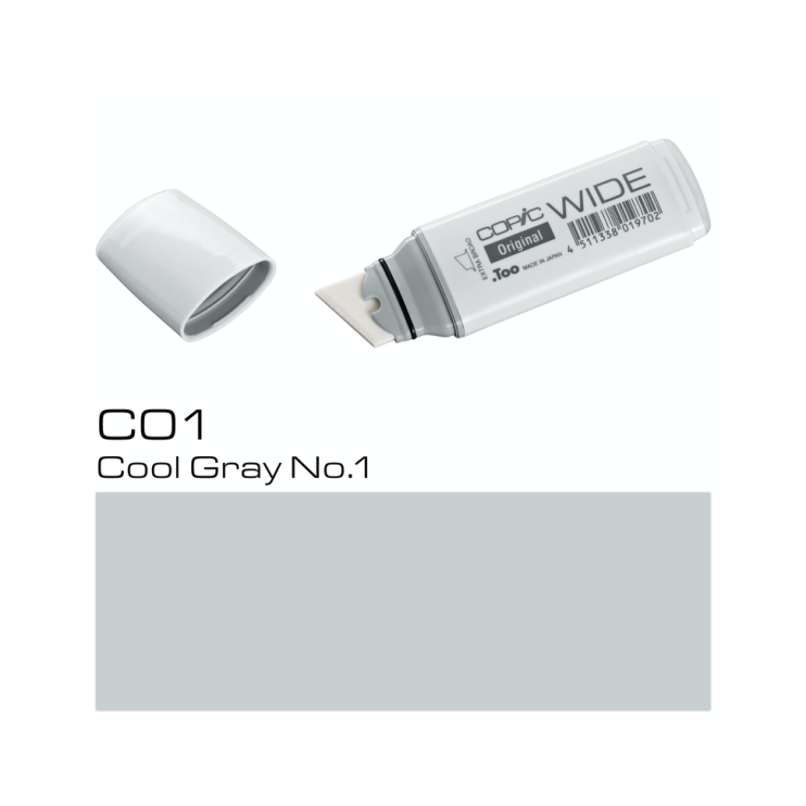 Маркер широкий Copic "Wide" C1 Cool Gray