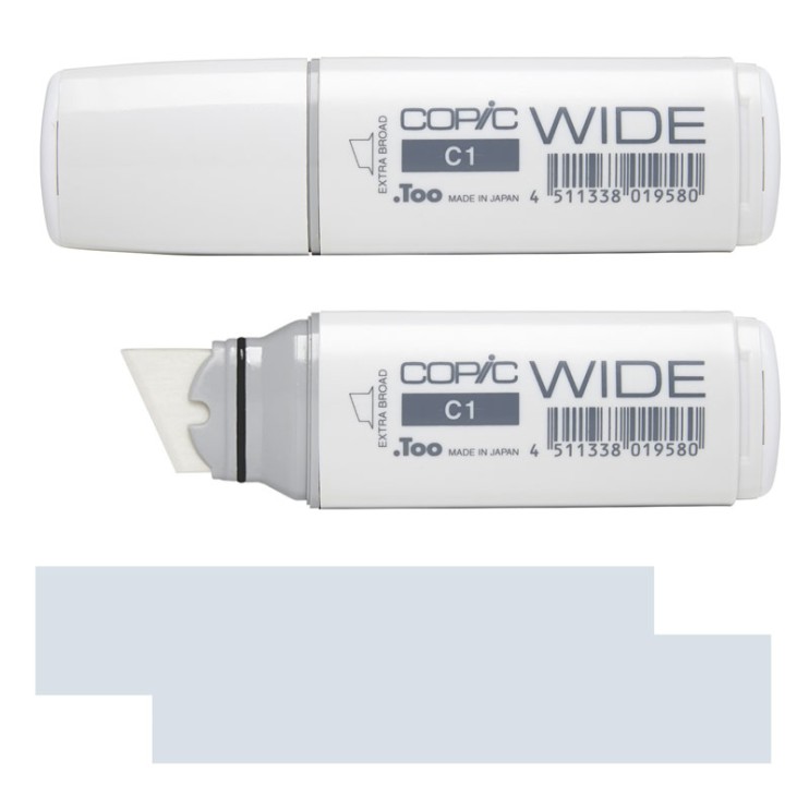 Маркер широкий Copic "Wide" C1 Cool Gray