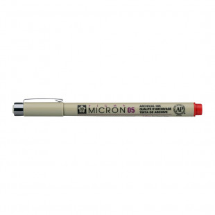 Ручка капиллярная Sakura "Pigma Micron" 05 Красный